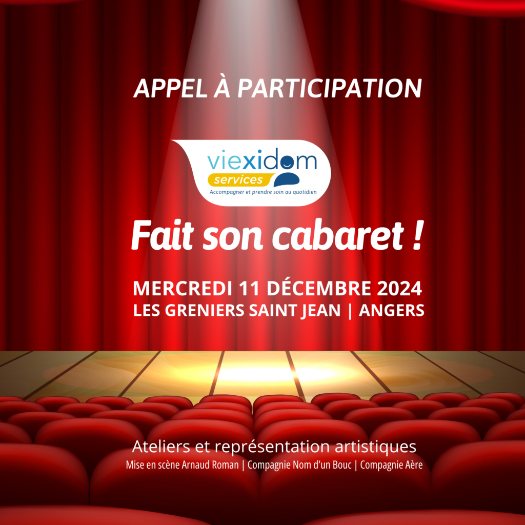 Affiche spectacle viexidom fait son cabaret